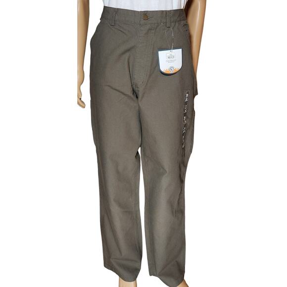 New Rasco FR Flame Resistant Field Carpenter Pants 38x(32 Actual 33") Green Duck - Picture 1 of 10